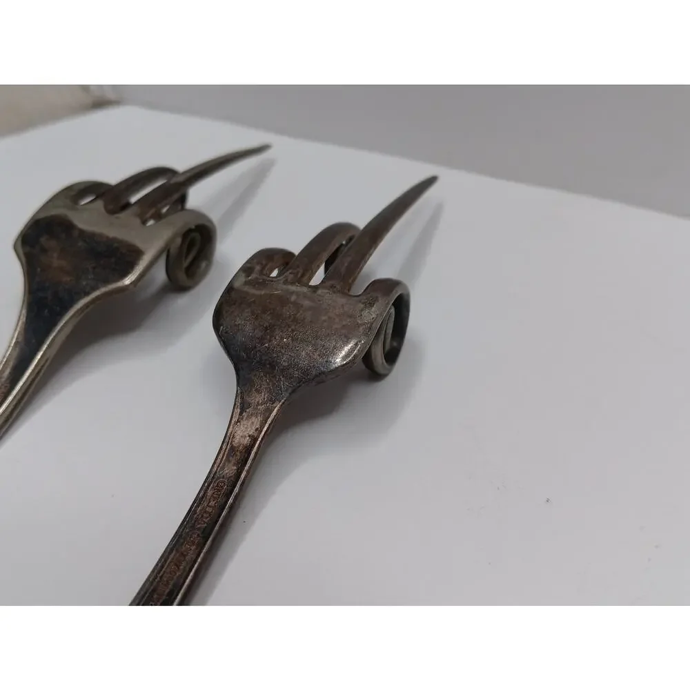 Oneida Community Silver Plate Gag Gift Forks